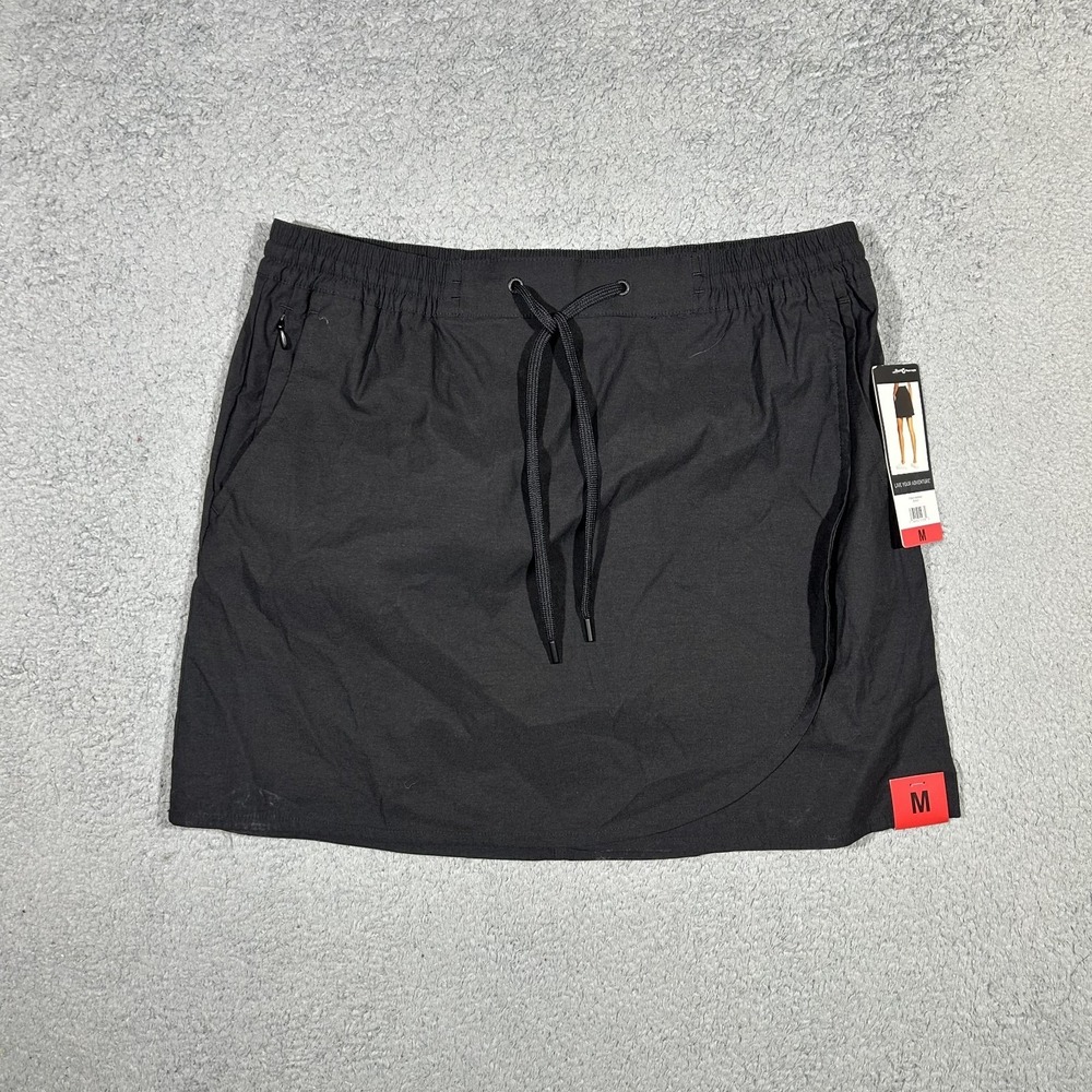 NWT Eddie Bauer Ladies Black Tulip Hem Skort Women's Medium #2464